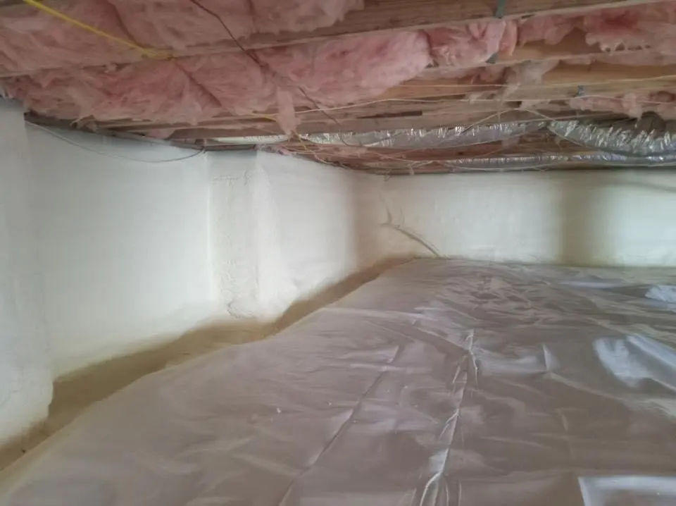 Crawl space encapsulation with closed-cell spray foam for Spray Foam Roofing Repair in Hyattsville